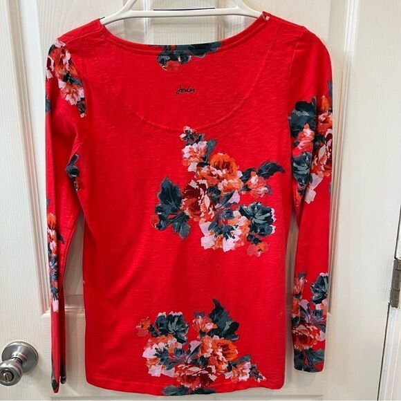Joules Harbour Print Long Sleeve 100% cotton Jersey top size 4- never worn! NWOT - Picture 10 of 16